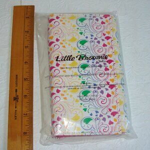 NEW Little Brownie Bakers WRISTLET/CLUTCH, Girl Scout Wallet, Rainbow Hearts NIB